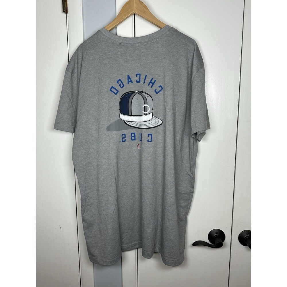 NWT Baseballism Chicago Cubs RALLY Cap T-Shirt NEW Men's Size XXL - Picture 4 of 4